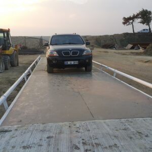 3x12m 60 Ton Kapasiteli Zemin Üstü ABS-V12-60 Model Kamyon Kantarı