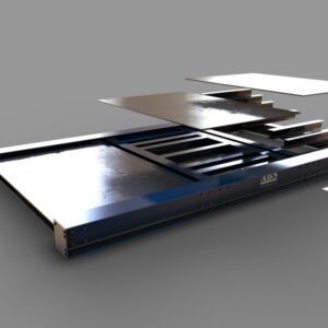 3x20m 60 Ton Kapasiteli Zemin Üstü ABS-I20-60 Model Tır Kantarı