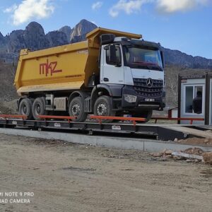3x24m 80 Ton Kapasiteli Zemin Üstü ABS-B24-80 Model Tır Kantarı