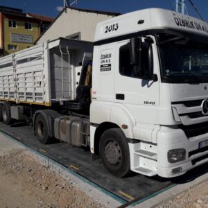 3x14m 80 Ton Kapasiteli Çukur Tip ABS-CB14-80 Model Tır Kantarı