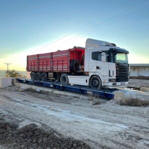 3x16m 60 Ton Kapasiteli Zemin Üstü ABS-C16-60 Model Tır Kantarı