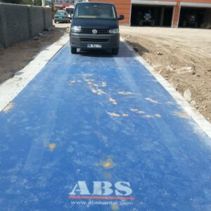 3x24m 80 Ton Kapasiteli Çukur Tip ABS-CC24-80 Model Tır Kantarı